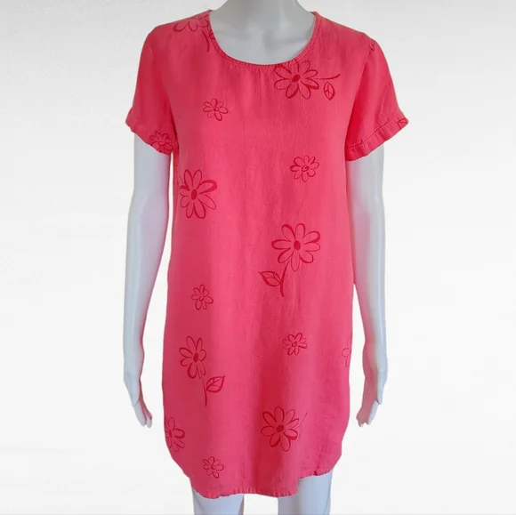 chinese dress ladies Light Blue Linen Blend Mini Dress - Shift Dresses